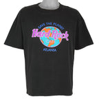 Vintage - Hard Rock Cafe Atlanta Save The Planet Spell-Out T-Shirt 1990s X-Large Vintage Retro