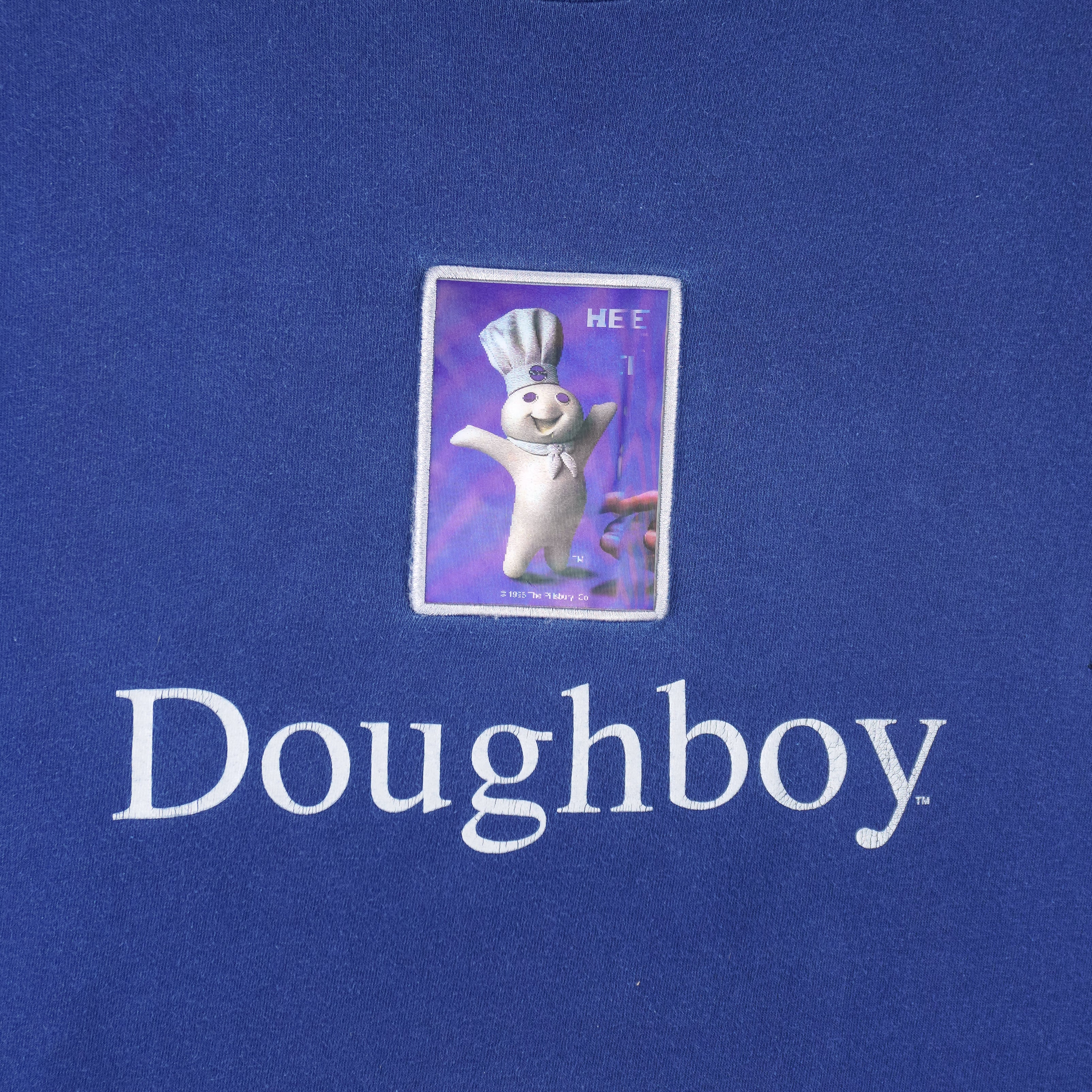 Vintage (Tennessee River) - Pillsbury Doughboy Lets Celebrate Today T-Shirt 1996 Large Vintage Retro