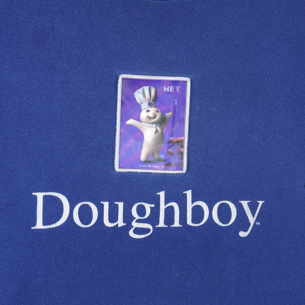 Vintage (Tennessee River) - Pillsbury Doughboy Lets Celebrate Today T-Shirt 1996 Large Vintage Retro