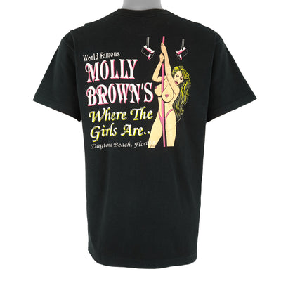 Vintage - World Famous Molly Brown's Daytona Beach, Florida T-Shirt 1990s Large