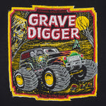 Vintage (Hef-T) - Dennis Anderson's Grave Digger T-Shirt 1990s Small Vintage Retro