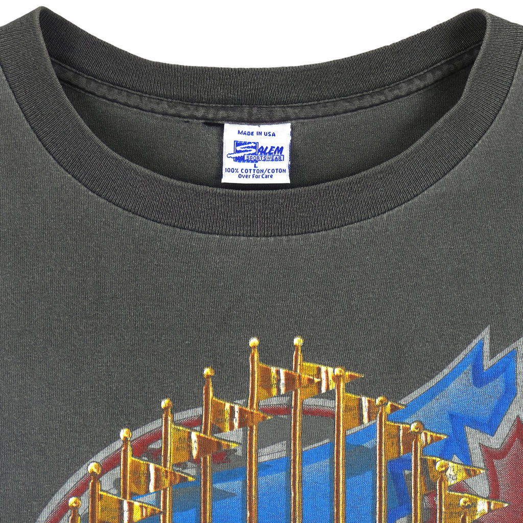 MLB (Salem) - Toronto Blue Jays Champions Trophy T-Shirt 1992 Large Vintage Retro Baseball