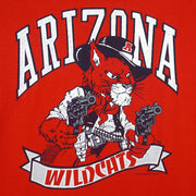NCAA (Jerzees) - Arizona Wildcats Big Logo T-Shirt 1989 X-Large Vintage Retro Football