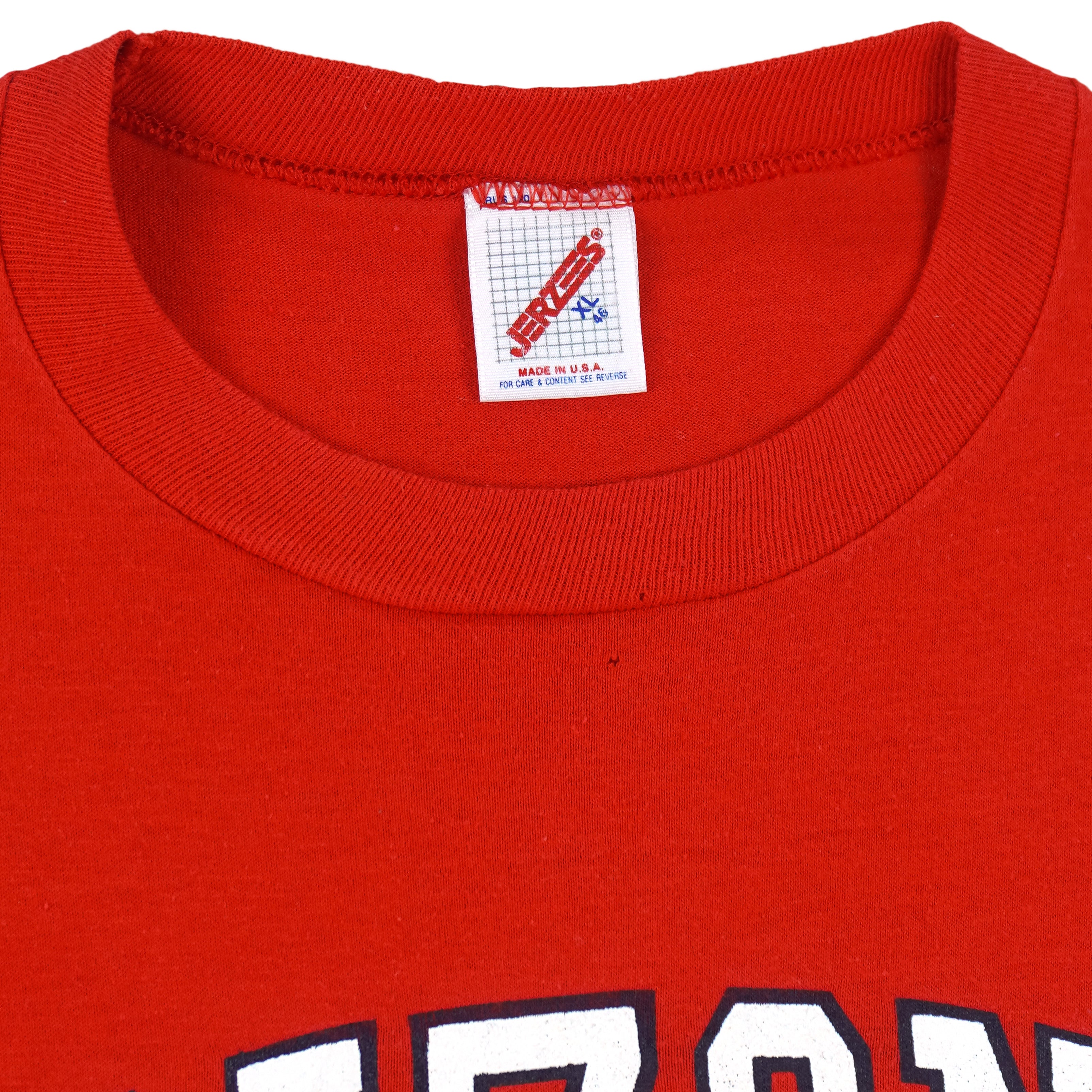 NCAA (Jerzees) - Arizona Wildcats Big Logo T-Shirt 1989 X-Large Vintage Retro Football