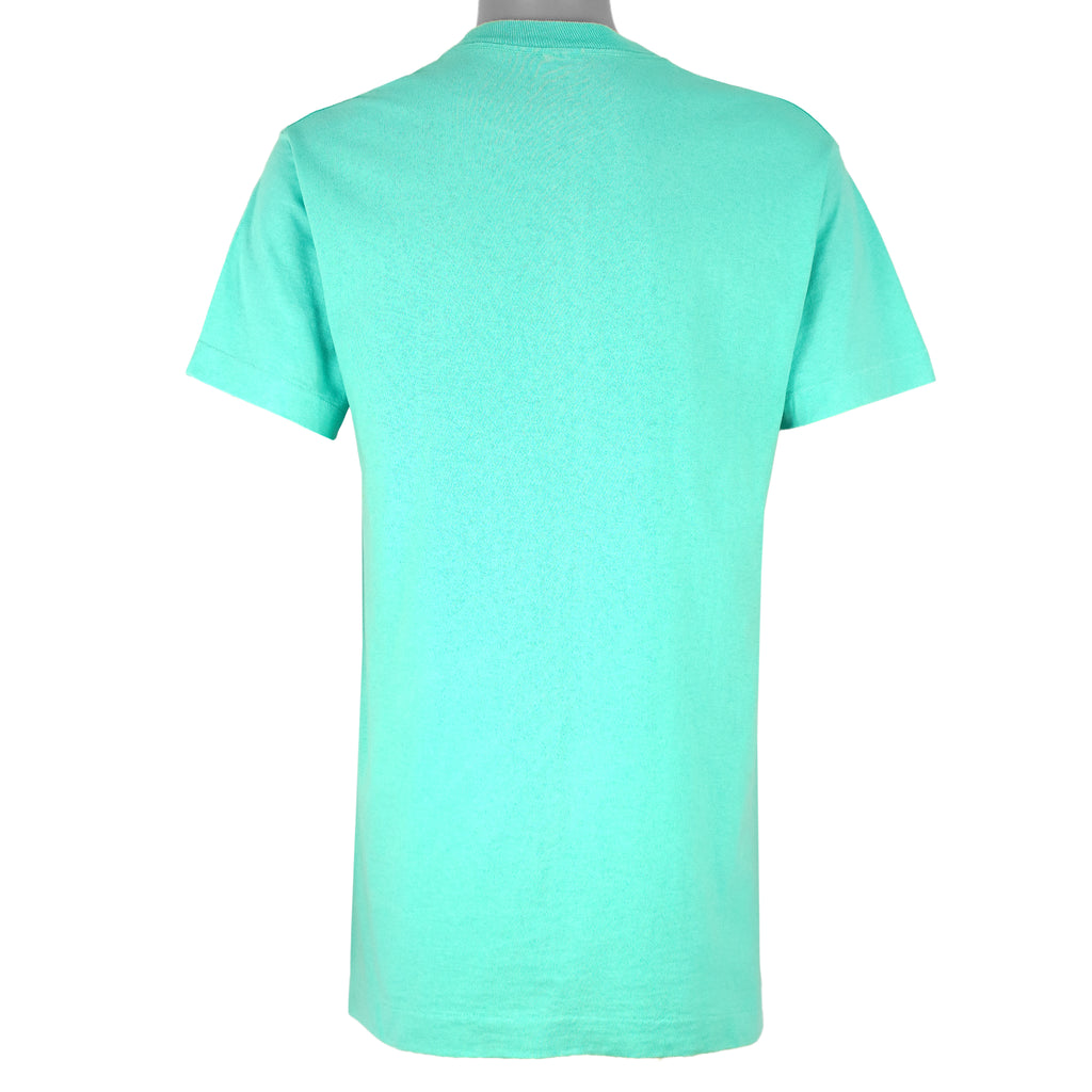 Vintage - Lazy Girls Club Single Stitch T-Shirt 1990s Large Vintage Retro