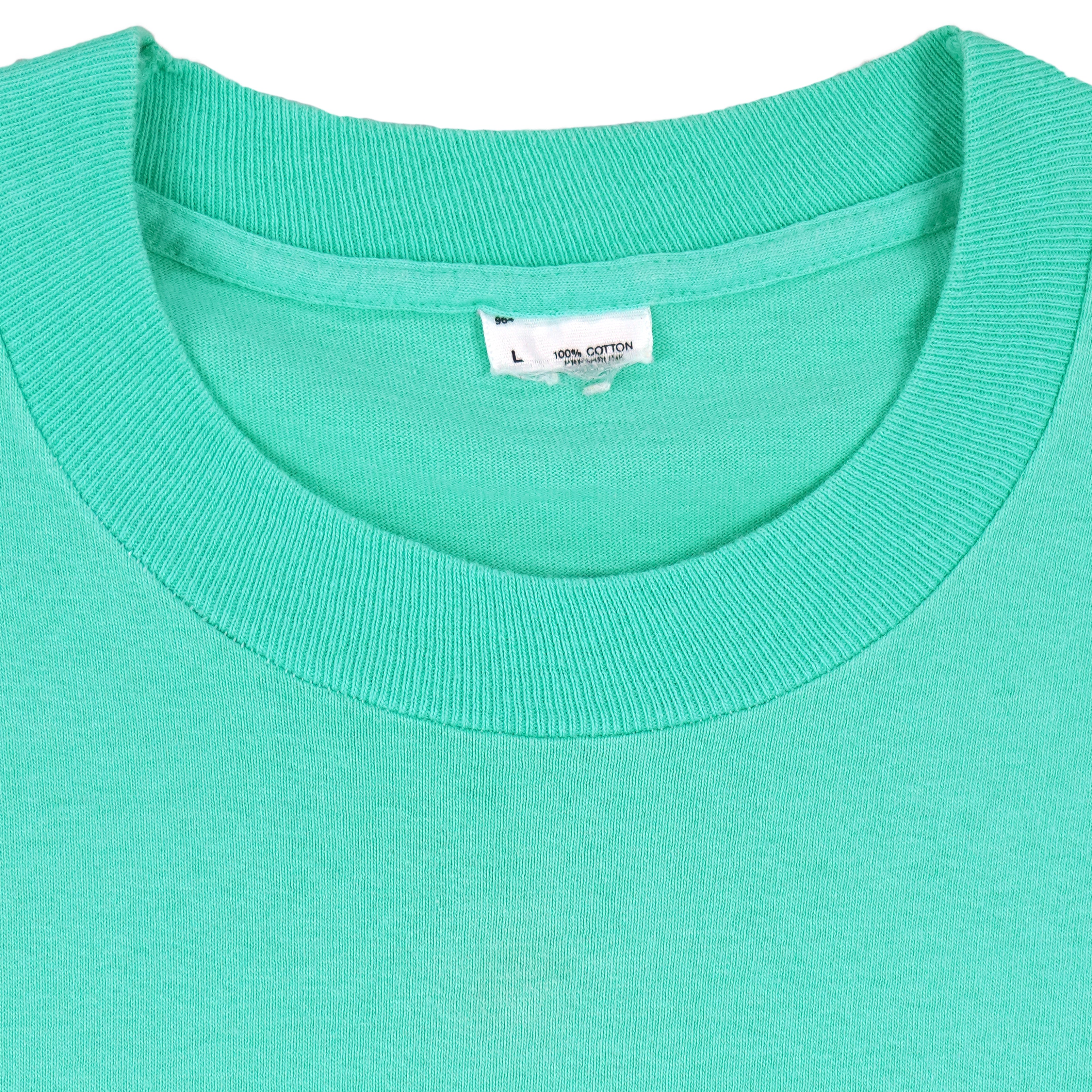 Vintage - Lazy Girls Club Single Stitch T-Shirt 1990s Large Vintage Retro