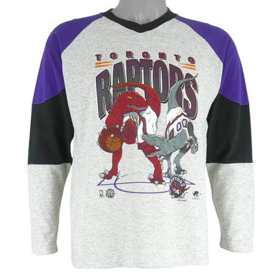 NBA (Double R Sportswear) - Toronto Raptors Basketball Crew Neck Sweatshirt 1994 Medium