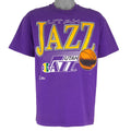 NBA - Utah Jazz Basketball T-Shirt 1990s Large Vintage Retro Basketball