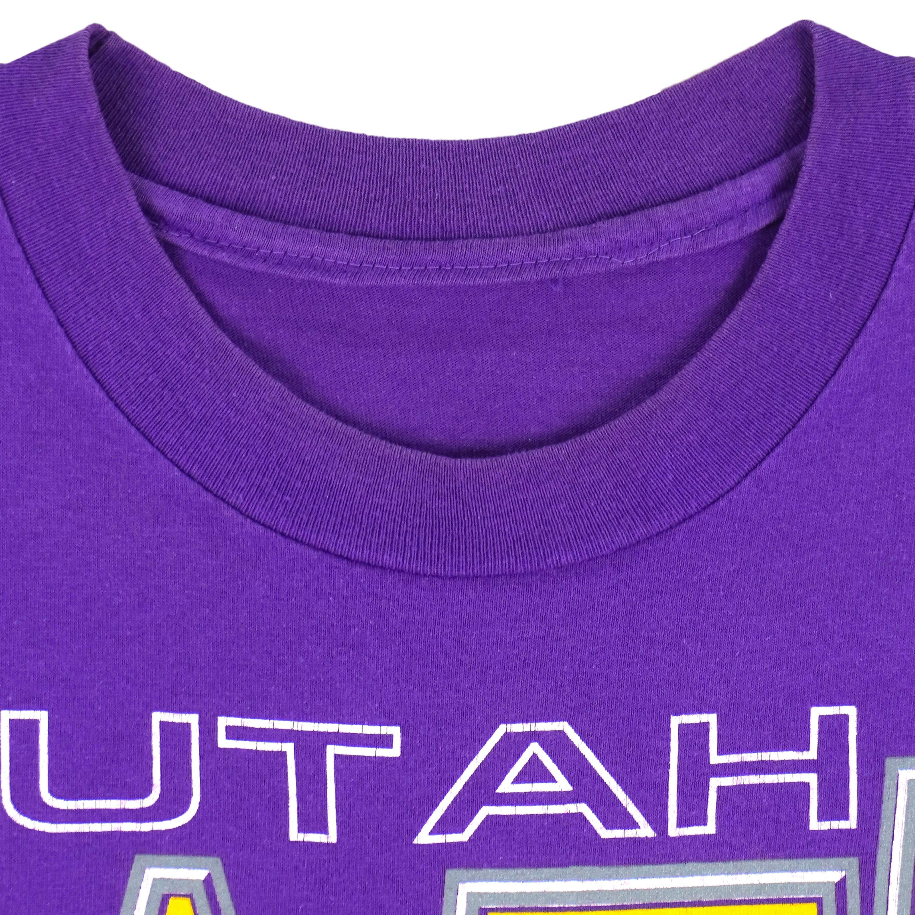 NBA - Utah Jazz Basketball T-Shirt 1990s Large Vintage Retro Basketball
