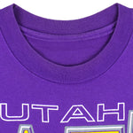 NBA - Utah Jazz Basketball T-Shirt 1990s Large Vintage Retro Basketball