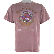 NBA (Waves) - Toronto Raptors Basketball T-Shirt 1995 Large Vintage Retro Basketball