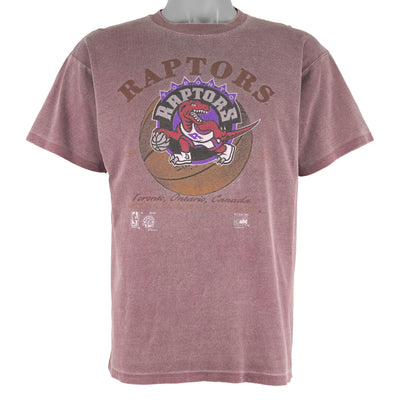 NBA (Waves) - Toronto Raptors Basketball T-Shirt 1995 Medium