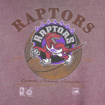 NBA (Waves) - Toronto Raptors Basketball T-Shirt 1995 Large Vintage Retro Basketball