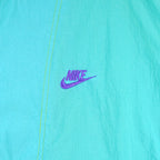 Nike - Blue, Purple & Green Work Out Metabolic Track Jacket 1990s Large Vintage Retro