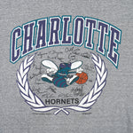 NBA (Super Shirts) - Charlotte Hornets Big Logo T-Shirt 1988 Large Vintage Retro Basketball