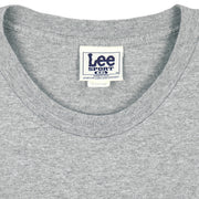 NHL (Lee) - Grey Chicago Blackhawks T-Shirt 1990s XX-Large Vintage Retro Hockey