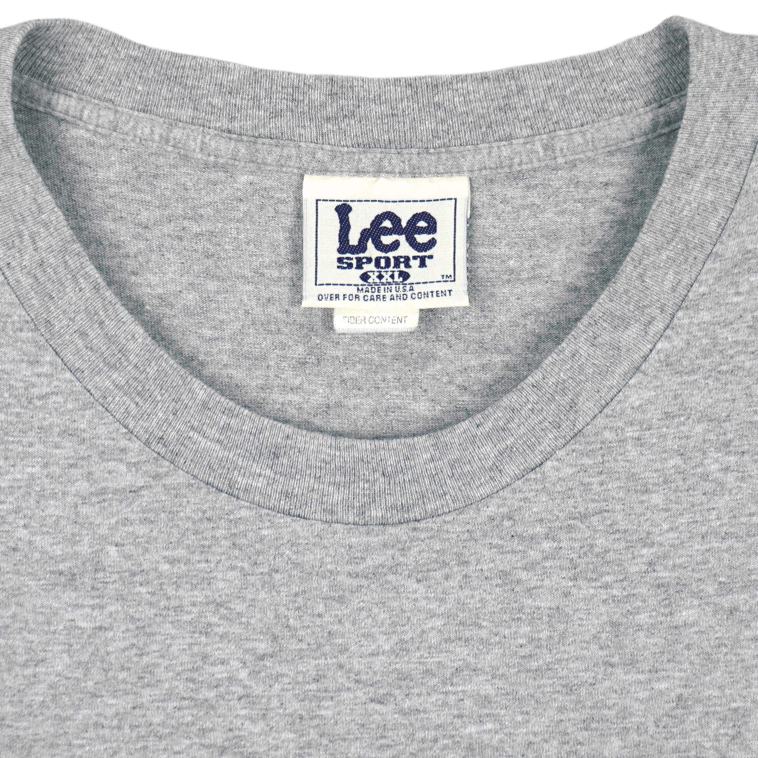 NHL (Lee) - Grey Chicago Blackhawks T-Shirt 1990s XX-Large Vintage Retro Hockey
