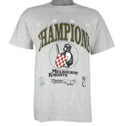ASF (Concepts) - Melbourne Knights Champions T-Shirt 1995 Medium Vintage Retro Football