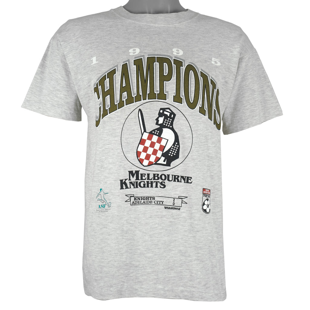 ASF (Concepts) - Melbourne Knights Champions T-Shirt 1995 Medium Vintage Retro Football