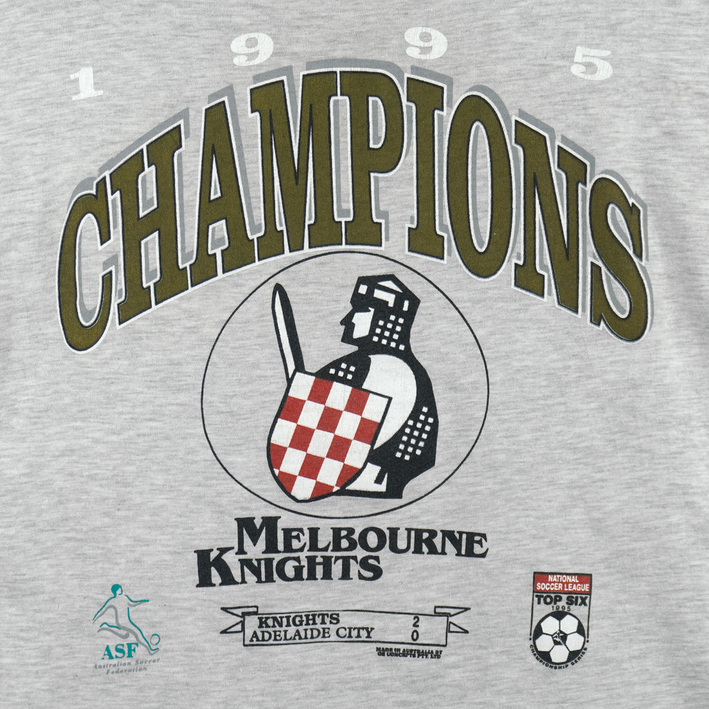 ASF (Concepts) - Melbourne Knights Champions T-Shirt 1995 Medium Vintage Retro Football