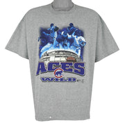 MLB (Lee) - Chicago Cubs Aces Wild Pitchers T-Shirt 2004 X-Large Vintage Retro Baseball