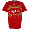 NFL - Kansas City Chiefs NFL On Fox T-Shirt 1996 Medium Vintage Retro Football