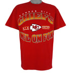 NFL - Kansas City Chiefs NFL On Fox T-Shirt 1996 Medium Vintage Retro Football