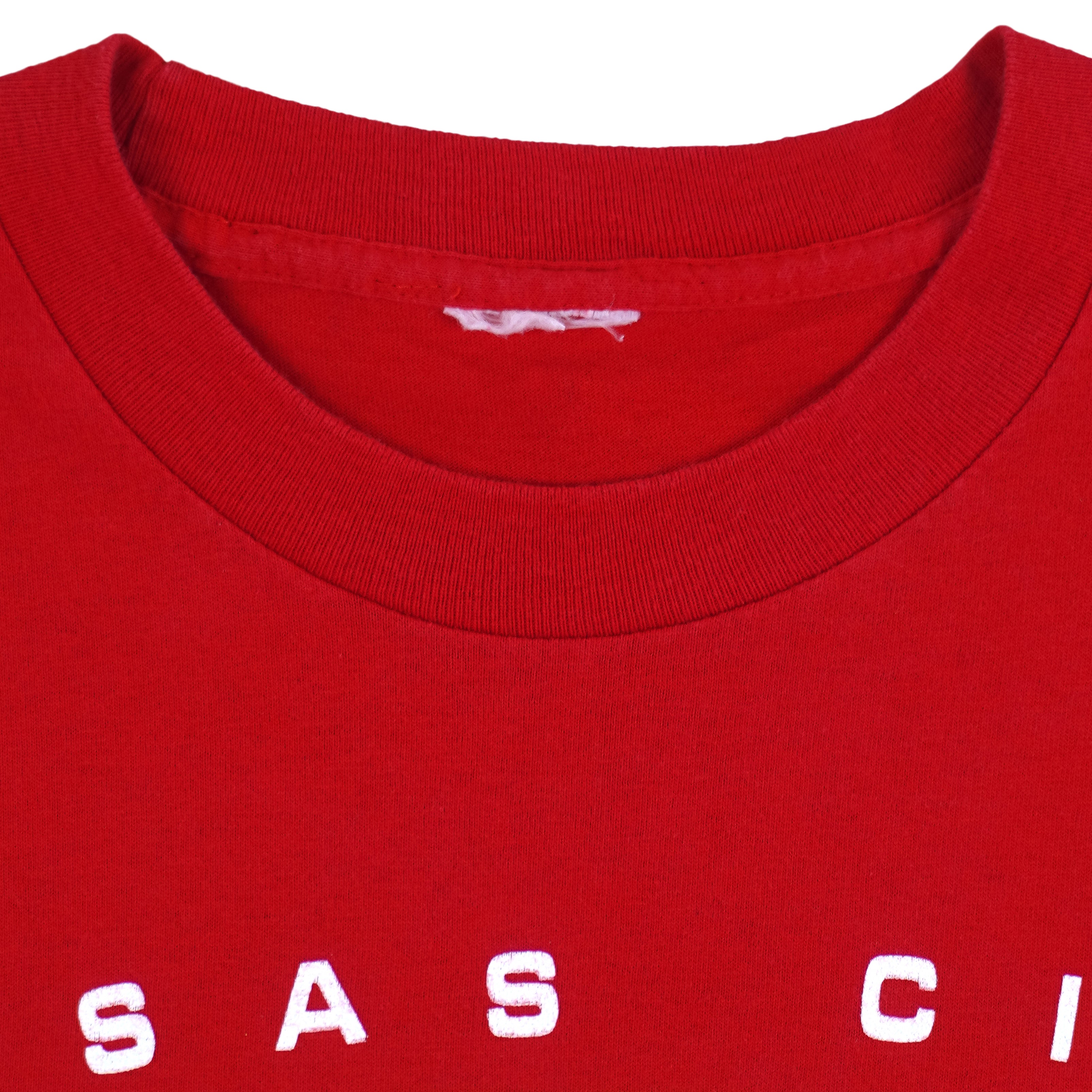 NFL - Kansas City Chiefs NFL On Fox T-Shirt 1996 Medium Vintage Retro Football