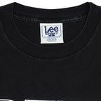 NHL (Lee) - Black Boston Bruins Spell-Out T-Shirt 1990s Large Vintage Retro Hockey