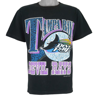 MLB (True Fan) - Tampa Bay Devil Rays T-Shirt 1995 Medium