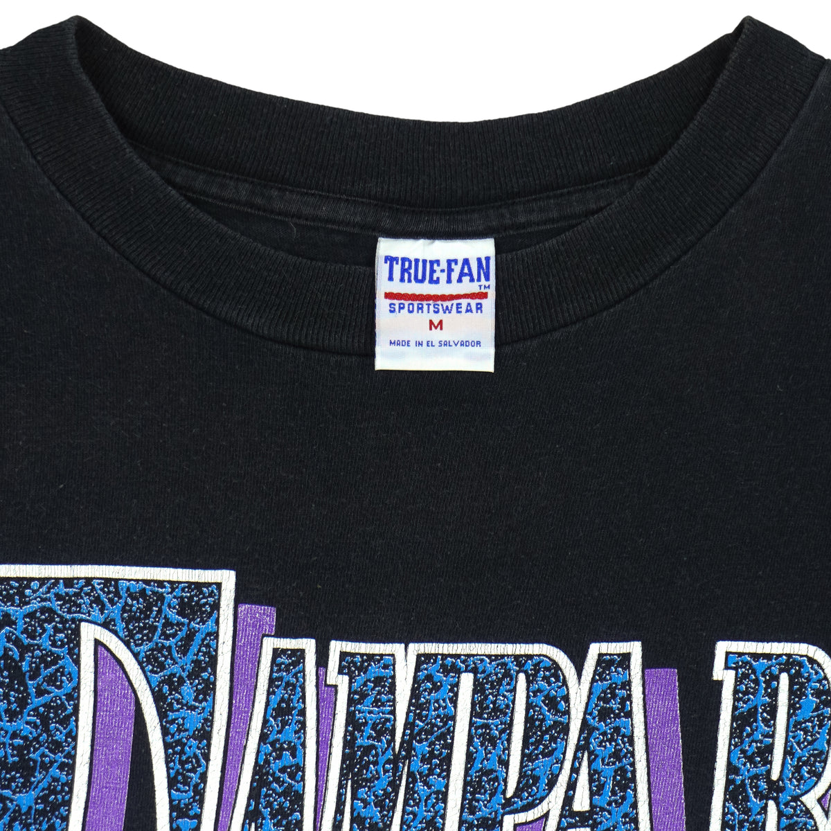 MLB (True Fan) - Tampa Bay Devil Rays T-Shirt 1995 Medium Vintage Retro Baseball