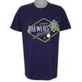 MLB - Milwaukee Brewers Baseball T-Shirt 1998 X-Large Vintage Retro Baseball