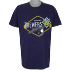 MLB - Milwaukee Brewers Baseball T-Shirt 1998 X-Large Vintage Retro Baseball