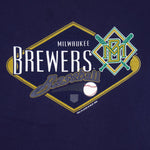 MLB - Milwaukee Brewers Baseball T-Shirt 1998 X-Large Vintage Retro Baseball
