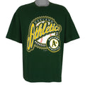 MLB (Logo 7) - Oakland Athletics Baseball T-Shirt 1997 X-Large Vintage Retro Baseball