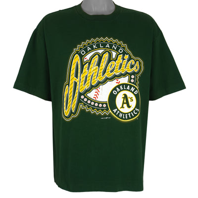MLB (Logo 7) - Oakland Athletics Baseball T-Shirt 1997 X-Large
