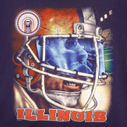 NCAA (Lee) - Illinois Fighting Illini Helmet T-Shirt 1990s Large Vintage Retro Football