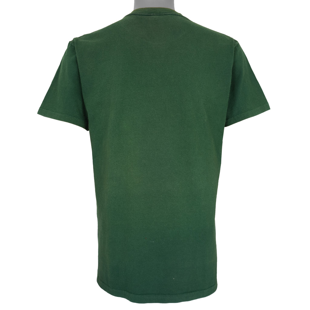MLB (Nutmeg) - Oakland Athletics Stadium Map T-Shirt 1990 Medium Vintage Retro Baseball