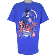 MLB (Salem) - Chicago Cubs Mark Grace T-Shirt 1990 X-Large Vintage Retro Baseball