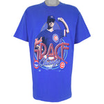 MLB (Salem) - Chicago Cubs Mark Grace T-Shirt 1990 X-Large Vintage Retro Baseball