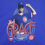MLB (Salem) - Chicago Cubs Mark Grace T-Shirt 1990 X-Large Vintage Retro Baseball
