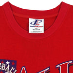 MLB (Logo athletic) - Texas Rangers All Star Game T-Shirt 1995 Large Vintage Retro Baseball