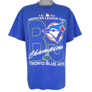 MLB - Toronto Blue Jays American League Champions T-Shirt 1993 X-Large Vintage Retro Baseball