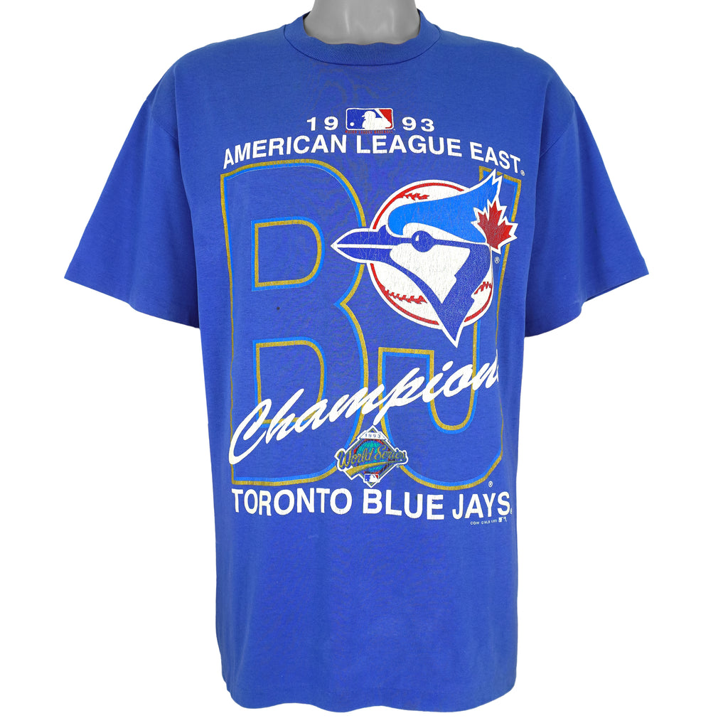 MLB - Toronto Blue Jays American League Champions T-Shirt 1993 X-Large Vintage Retro Baseball