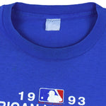 MLB - Toronto Blue Jays American League Champions T-Shirt 1993 X-Large Vintage Retro Baseball