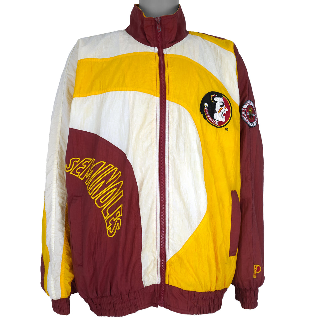 NCAA (Pro Player) - Florida State Seminoles Windbreaker 1990s Large Vintage Retro Football