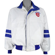 MLB (Swingster) - Chicago Cubs Button-Up Track Jacket 1990s Medium Vintage Retro Baseball