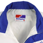 MLB (Swingster) - Chicago Cubs Button-Up Track Jacket 1990s Medium Vintage Retro Baseball
