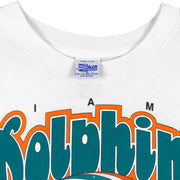 NFL (Salem) - Miami Dolphins Helmet T-Shirt 1993 X-Large Vintage Retro Football