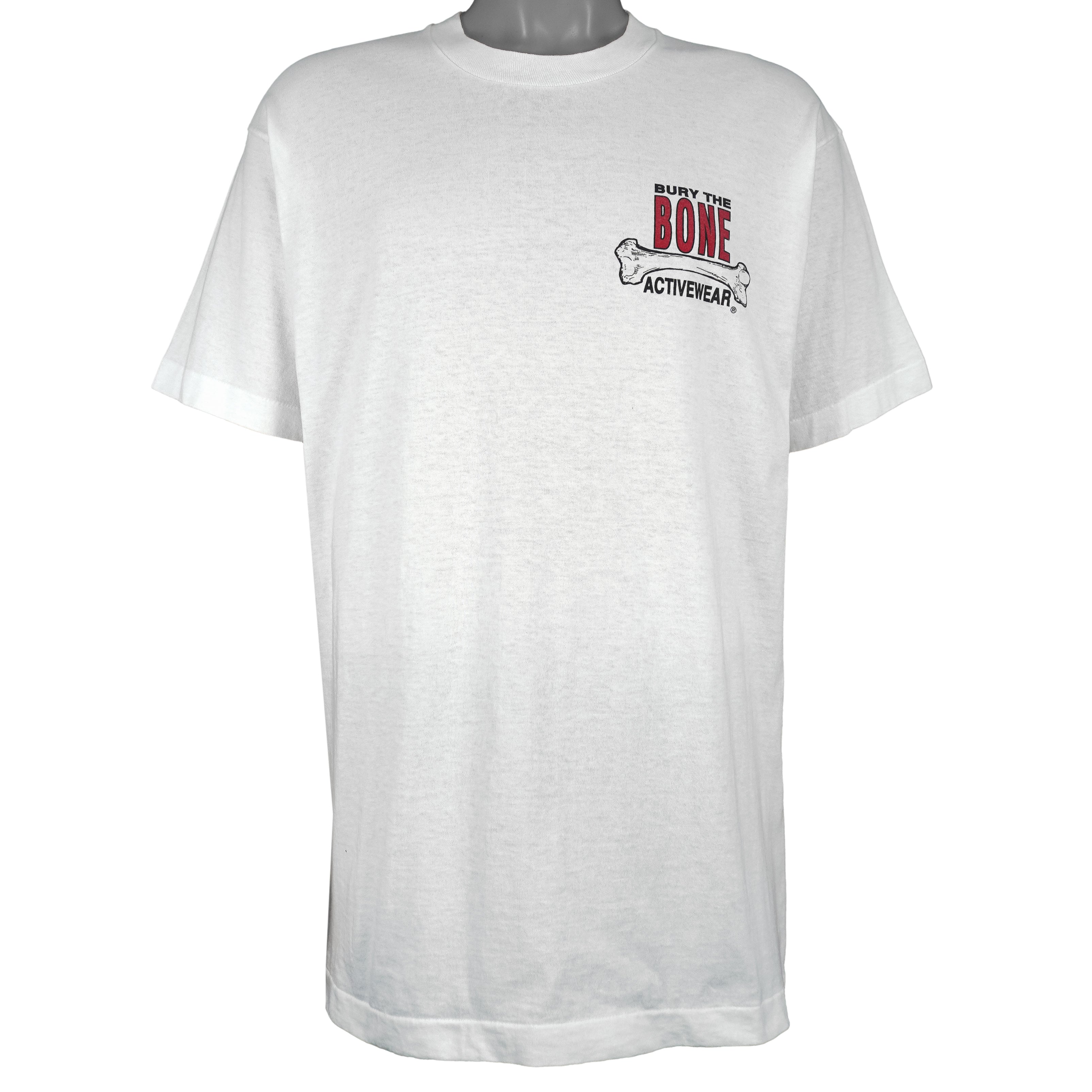 Vintage (Fruit Of The Loom) - Bury the Bone Bourbon Street T-Shirt 1990s X-Large Vintage Retro